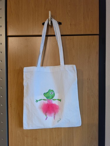 Handgemalt unikat stoffbeutel - handgemalt,